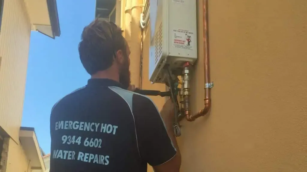 Emergency Hot Water Repairs — on the job in Sydney