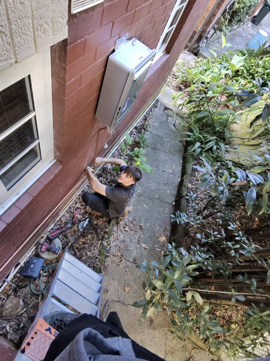 Hot water system installations