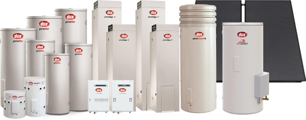 Dux hot water system repairs Sydney