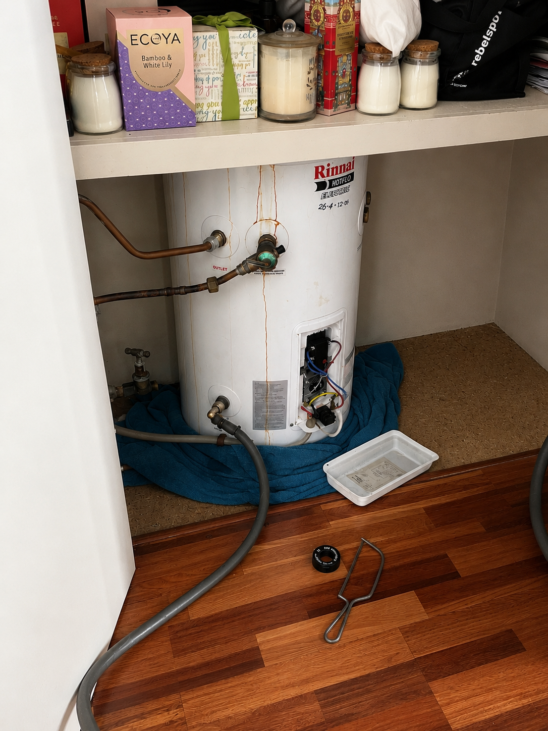 Rinnai Hotflo electric storage system serviced in Bronte