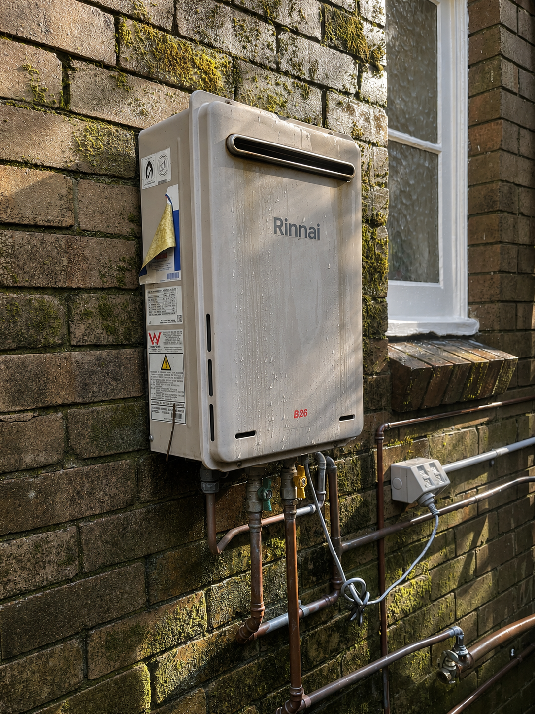 Rinnai Infinity B26 continuous flow hot water system installed in Randwick