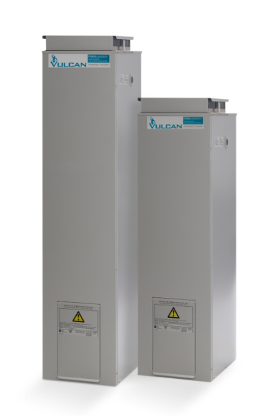 Vulcan gas storage hot water heater range