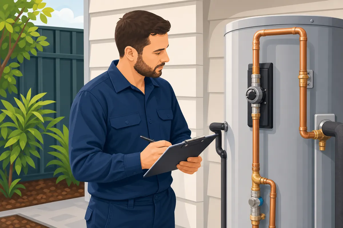 Free hot water system health check