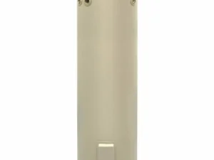 AquaMAX 981160 160 L Hot Water System, vertical cylindrical design in light beige.