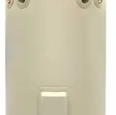 Aquamax 981080G7 80 L Hot Water System, beige cylindrical tank with brand logo.