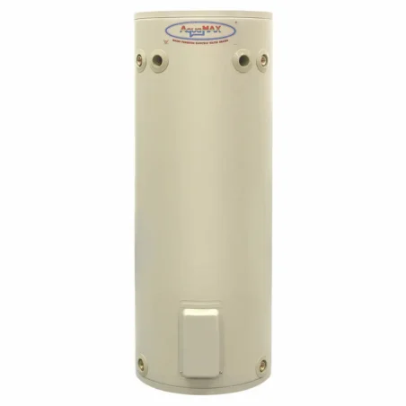 Aquamax 981125 125 L Hot Water System, beige cylindrical tank.