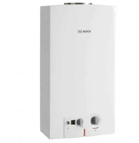 Bosch Ci10 L Internal Gas Continuous Flow Hot Water System on white background.