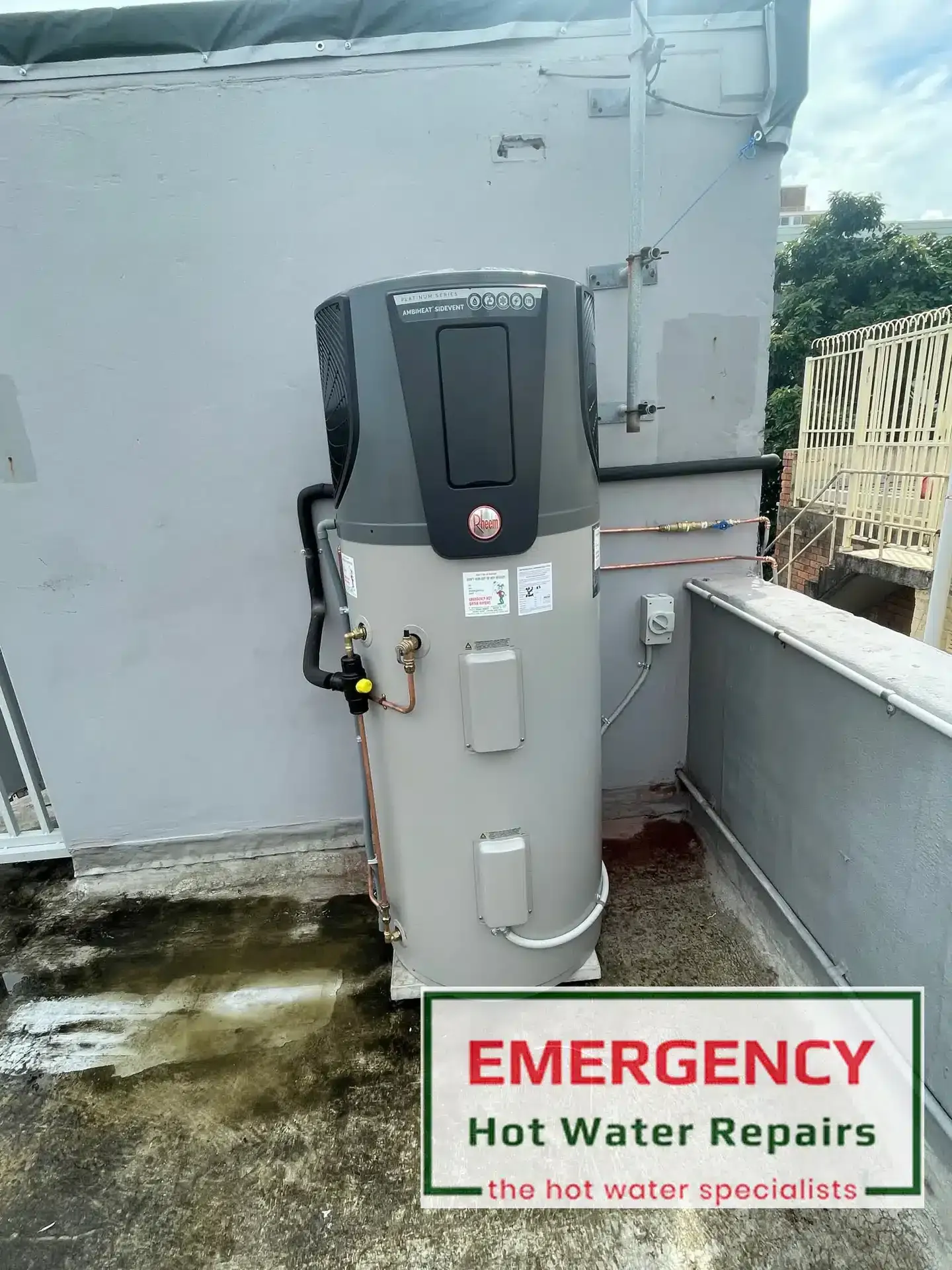 Rheem heat pump hot water system