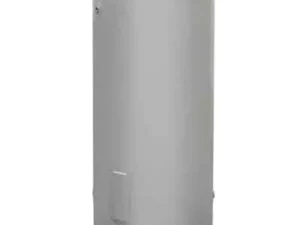 Rheem 4A1250 250 L Stainless Steel Hot Water System on a white background.