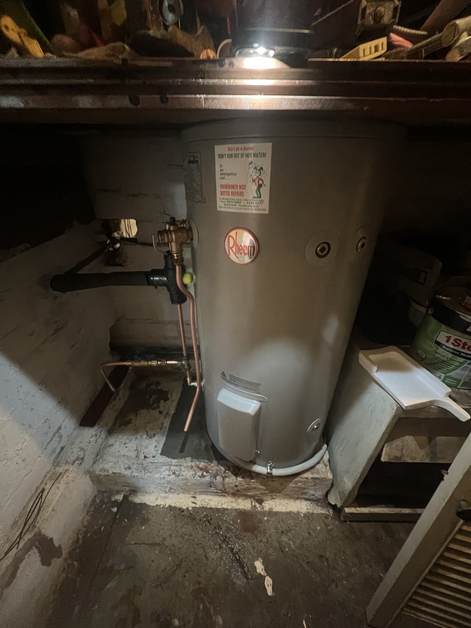 80L hot water system in Dawes Point