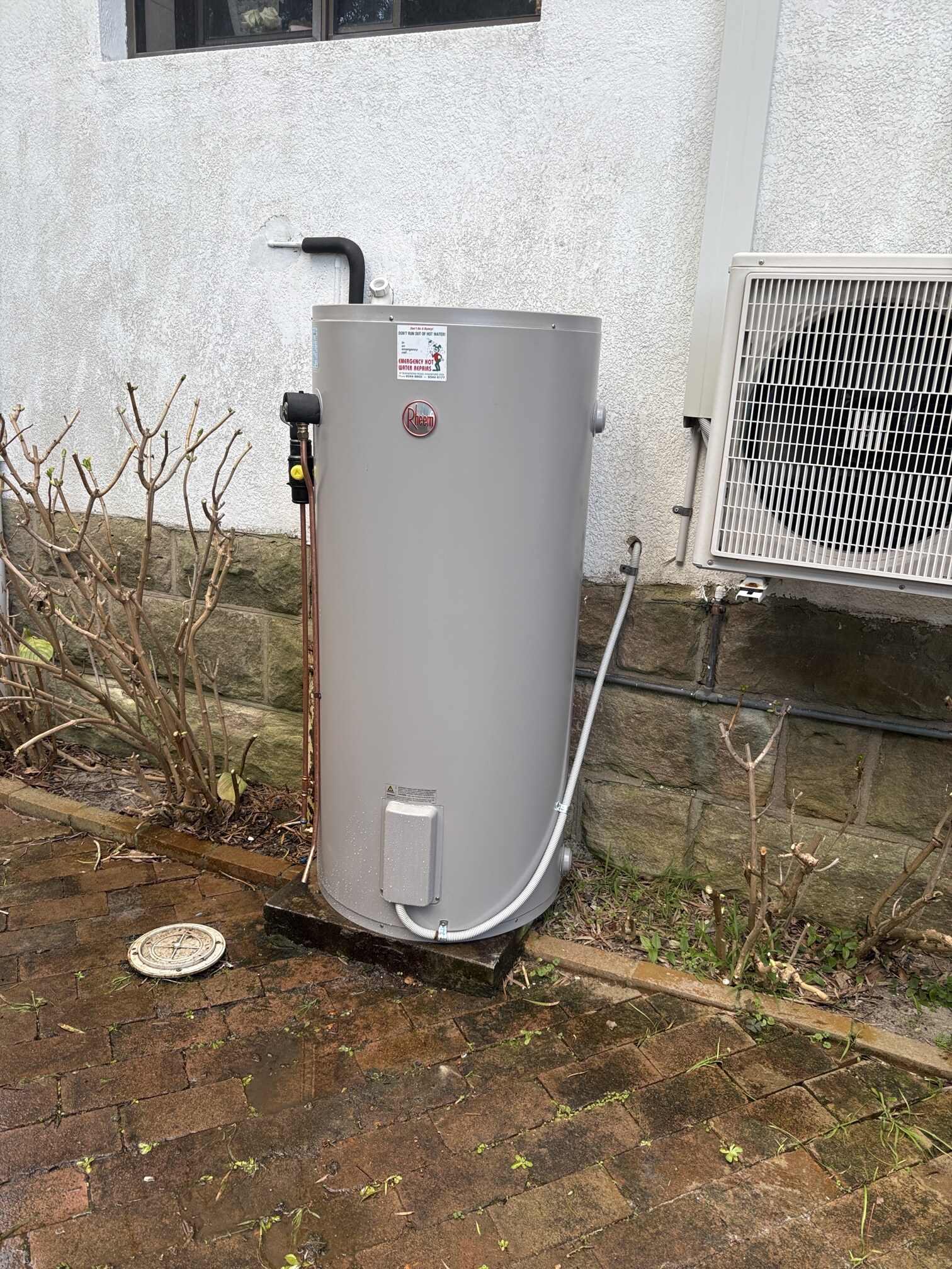 Emergency Hot Water Repairs technician with a new hot water system in Allawah