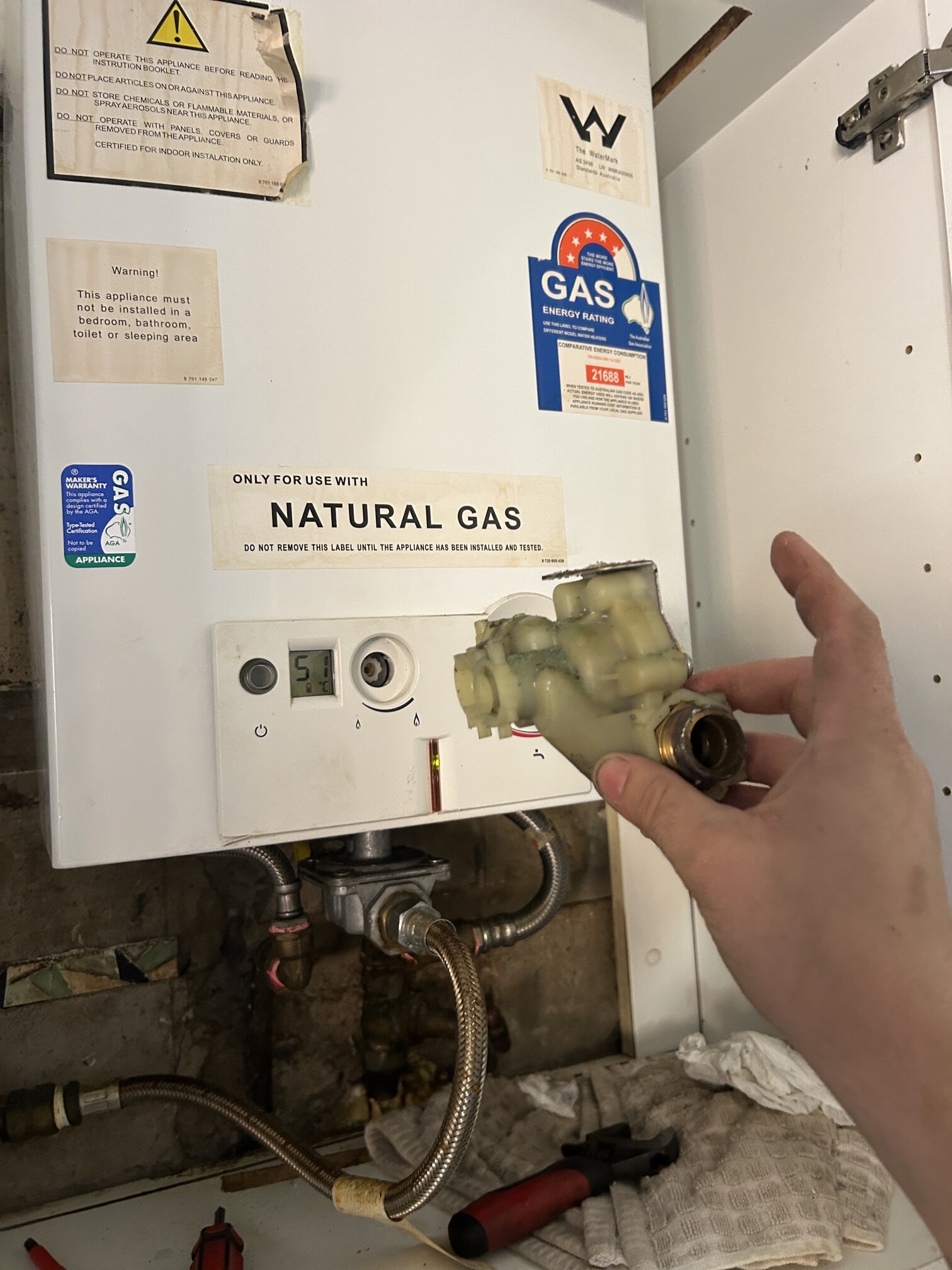 No hot water in Forest Lodge