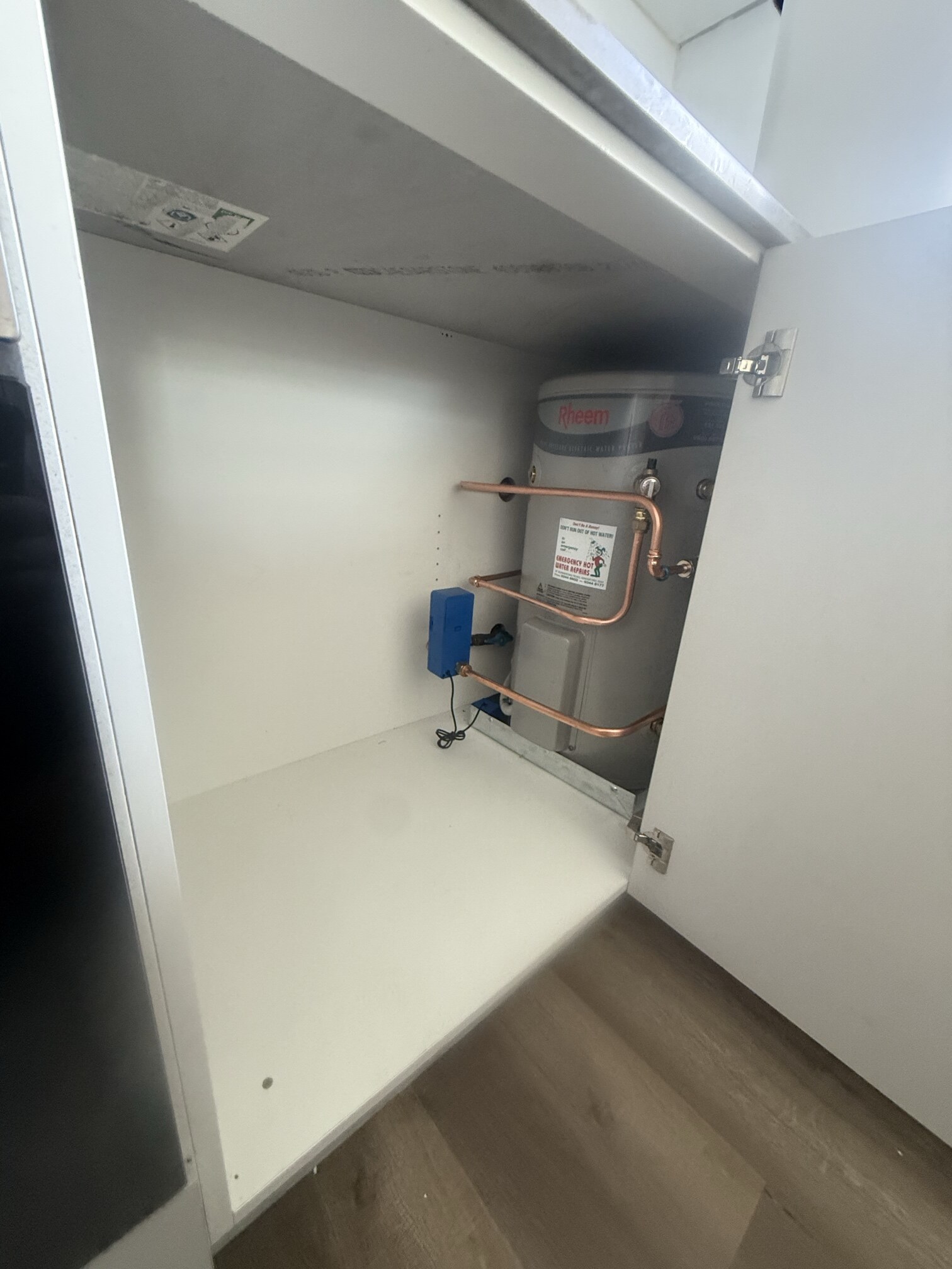 Emergency Hot Water Repairs technician with a new hot water system in Erskineville