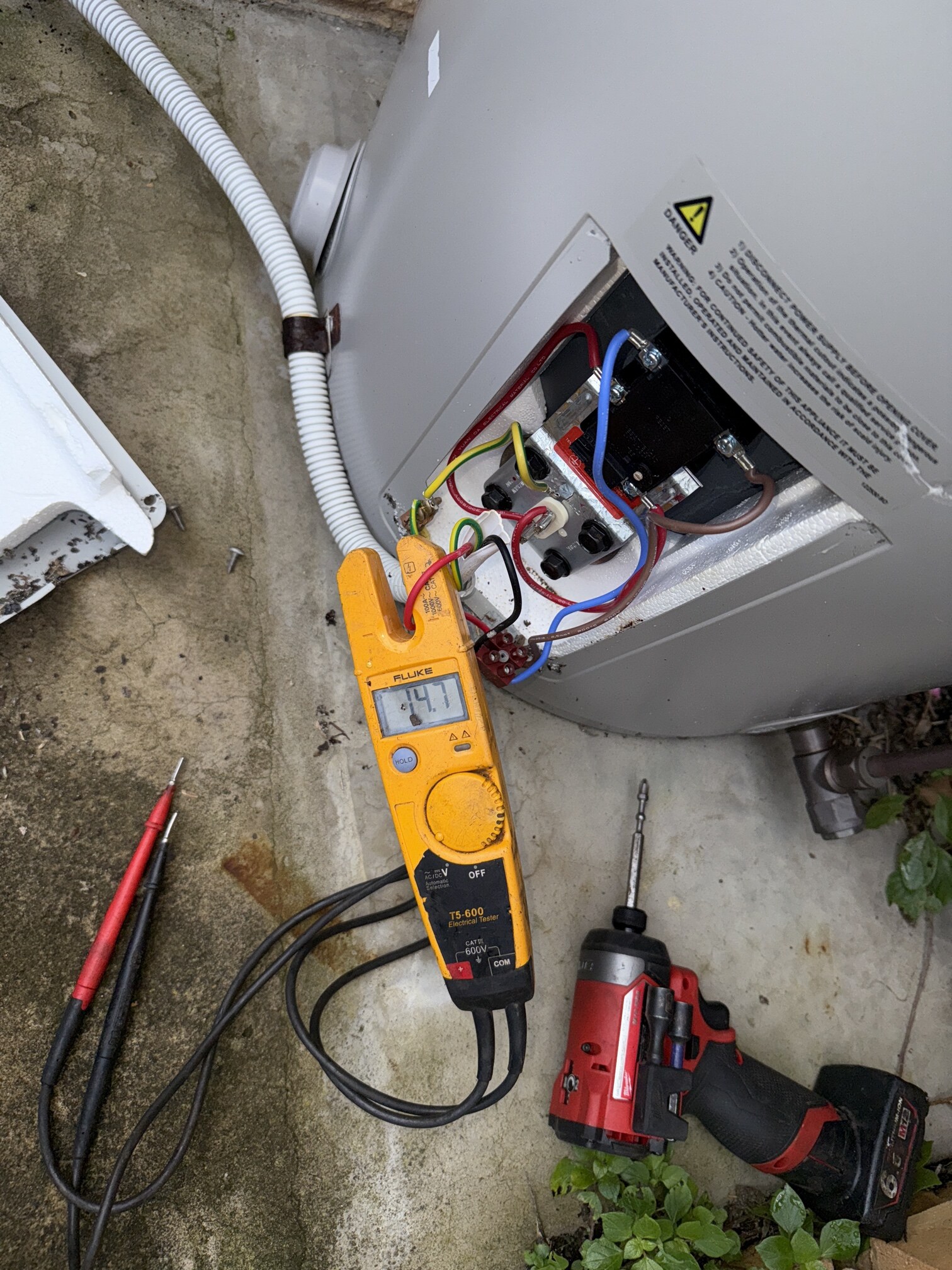 No hot water in Replacements