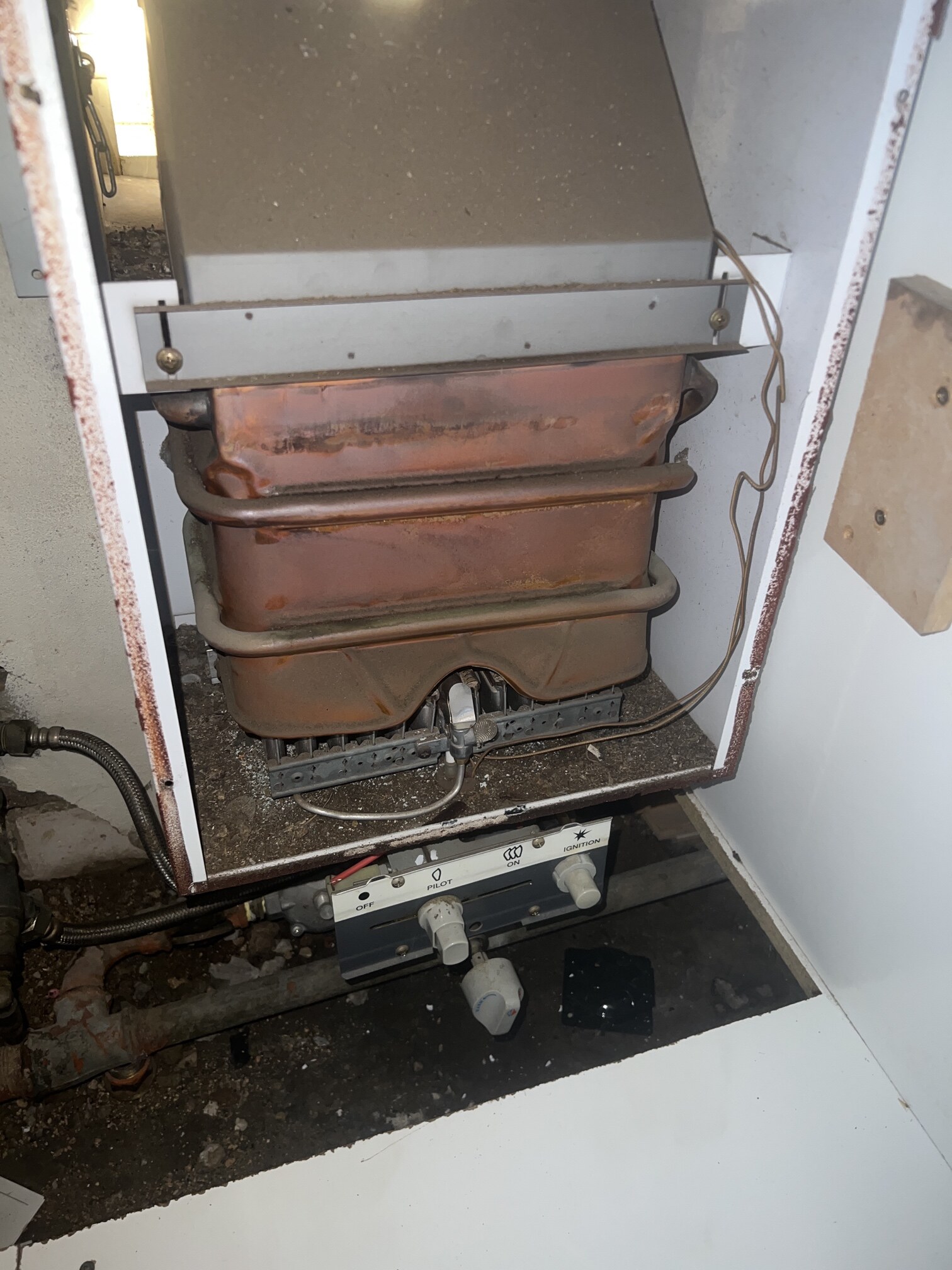 Servgas gas hot water system in Lewisham