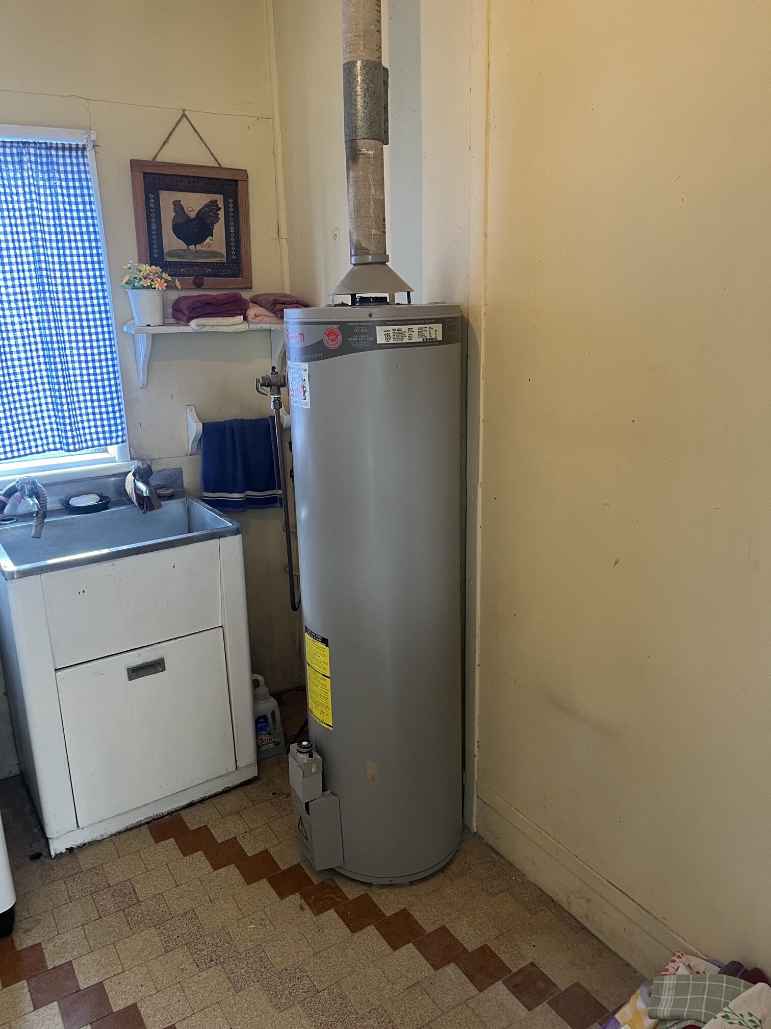 Emergency Hot Water Repairs technician with a new hot water system in Little Bay
