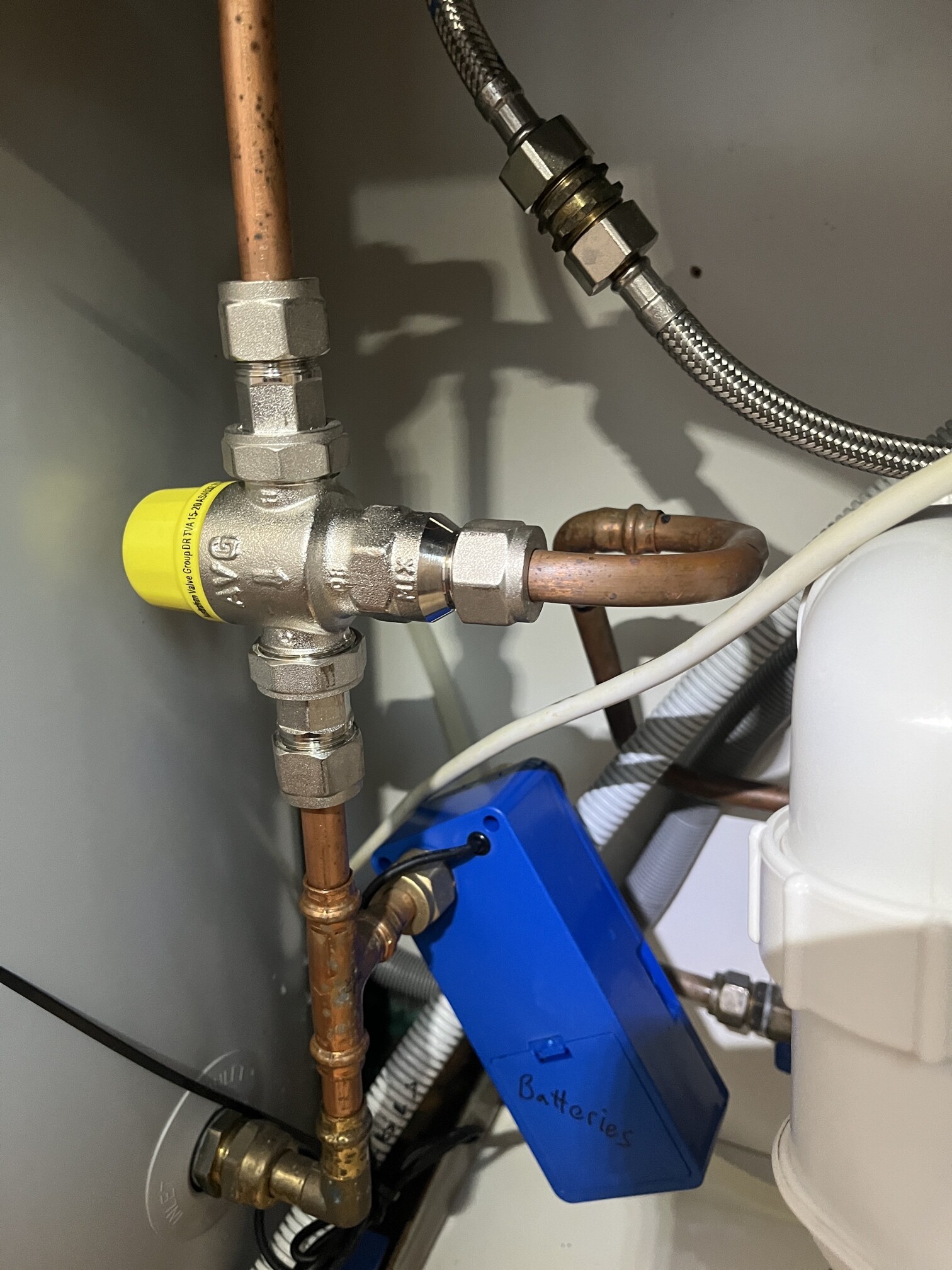 Emergency Hot Water Repairs technician with a new hot water system in Bexley North