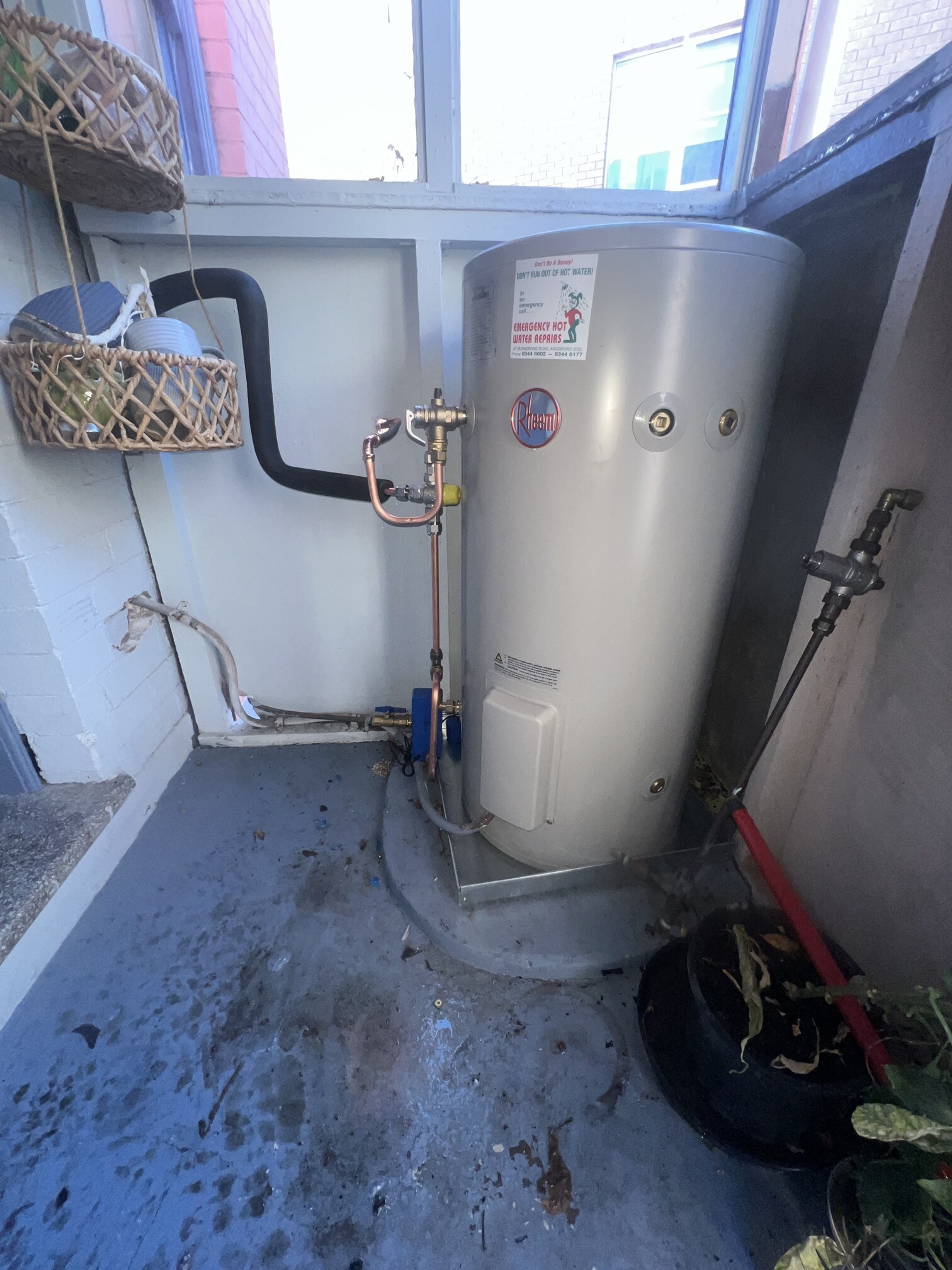 Emergency Hot Water Repairs technician with a new hot water system in Bardwell Park