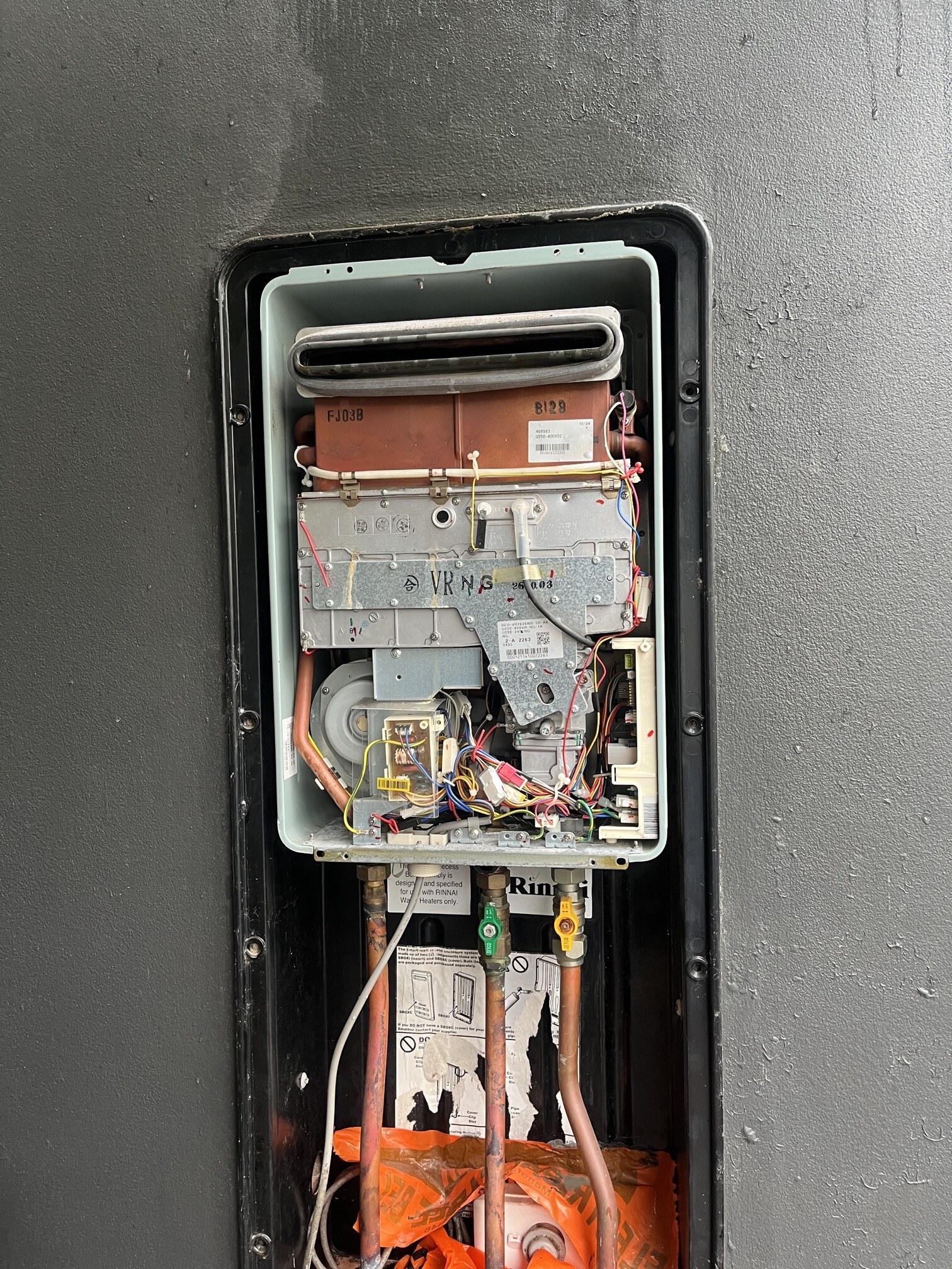 Rinnai hot water system in Strathfield