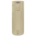 Aquamax 992400G8 400 L Twin Element Hot Water System, beige cylindrical shape.