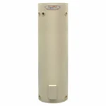 AquaMAX 981160 160 L Hot Water System, vertical cylindrical design in light beige.