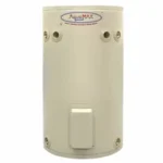 Aquamax 981080G7 80 L Hot Water System, beige cylindrical tank with brand logo.