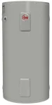 Rheem 492250 250L Twin Element Hot Water System, grey cylindrical tank with logo.