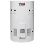 Rinnai HFE050S36 50 liter hot water system, front view on a white background.