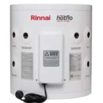 Rinnai EHF25S36 25 L Hot Water System front view on plain background.